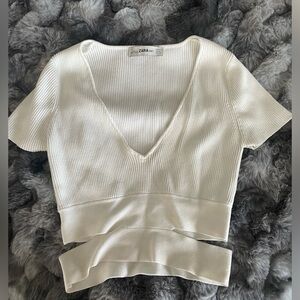 Zara cut out sweater top